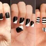 Unhas Preto e Branco - Fotos