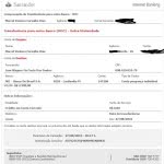 Comprovante Santander Online - Emissão, 2 Via