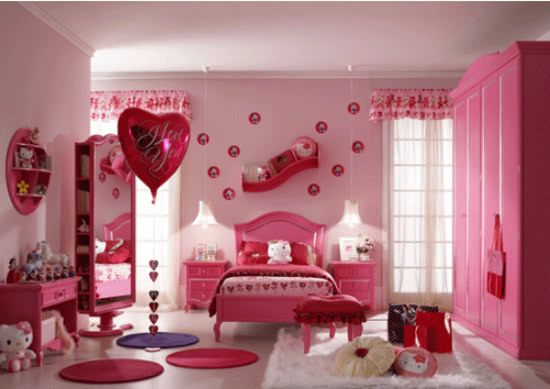 decoracao-rosa-para-quarto-menina