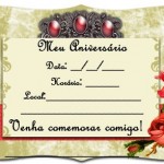 Convite Aniversário Pronto para Imprimir